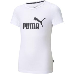 Puma - ESS Logo Tee - T-Shirt - Wit - 100% Katoen