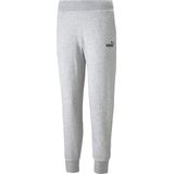 PUMA ESS Sweatpants FL cl Dames Broek - Lichtgrijs