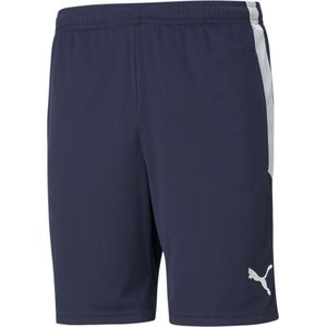 PUMA TeamLIGA Trainingsbroekje - Donkerblauw - 100% Gerecycled Polyester