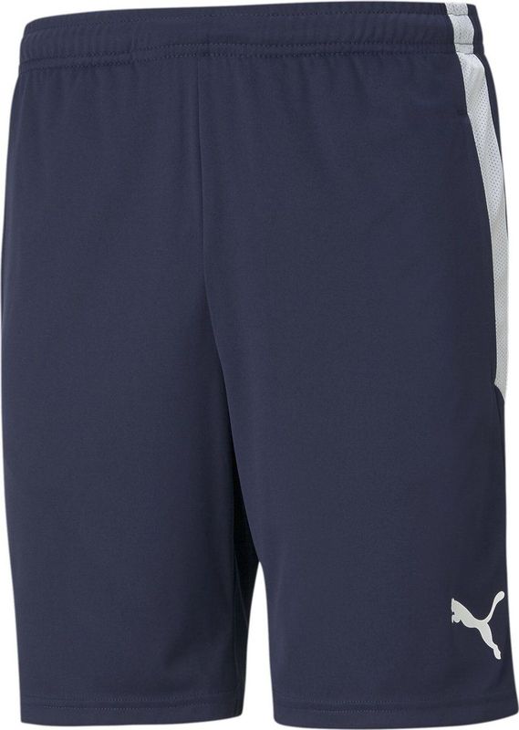 PUMA TeamLIGA Trainingsbroekje - Donkerblauw - 100% Gerecycled Polyester