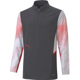 PUMA - Individualcup Training 1/4 Zip - Sporttrui - Jongens - Zwart - Polyester