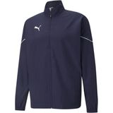 Puma Kinder Trainingsjacke Teamrise Sideline Jacket Jr, Black-Puma White, 140, 657328