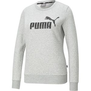 Puma - ESS Logo Crew - Sweater - Lichtgrijs Heather