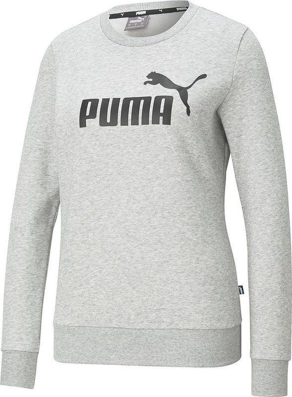 Puma - ESS Logo Crew - Sweater - Lichtgrijs Heather