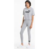 PUMA ESS Logo Leggings Dames Legging - Lichtgrijs - Maat S