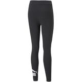 Puma - ESS Logo - Leggings - Dark Gray Heather - Nauwsluitende Pasvorm, Elastische Tailleband