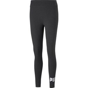 Puma - ESS Logo - Leggings - Dark Gray Heather - Nauwsluitende Pasvorm, Elastische Tailleband