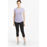 PUMA - Train Favorite Heather Cat - Sportshirt - Dames - Grijs - Katoen