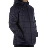 PUMA - Teamliga - Gewatteerde Jas - Donkerblauw - Met Hoge Stormkraag