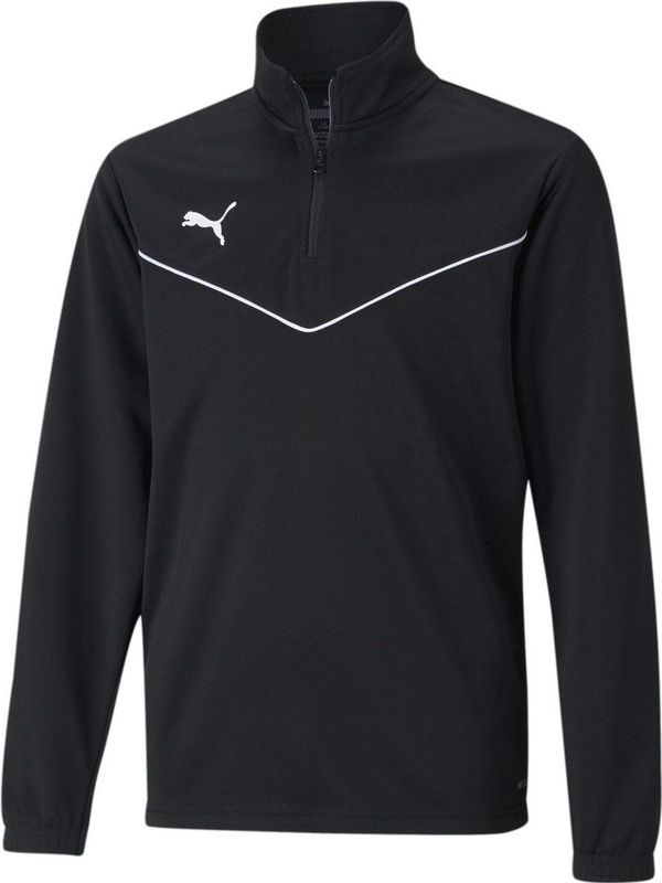 Puma Teamrise Ziptop Kinderen - Zwart |