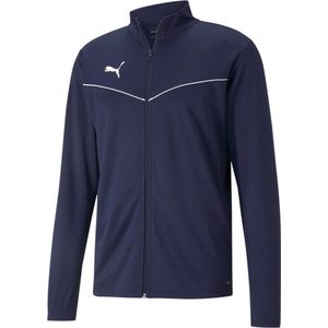 PUMA - teamRISE - Trainingsjack - Polyester - Zwart met Contrastkleur