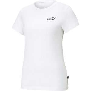 Puma Vrouwen ESS Klein Logo T-shirt Wit