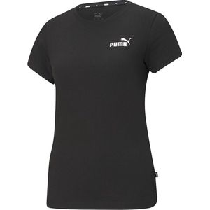 Puma Vrouwen ESS Klein Logo T-shirt Zwart