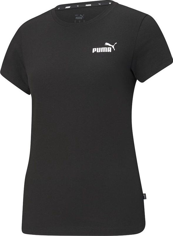 Puma Vrouwen ESS Klein Logo T-shirt Zwart