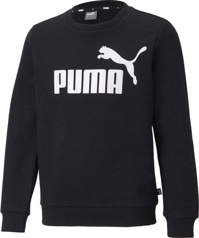 Puma Sweatshirt - Aas Big Logo Crew - Zwart m. Logo - Puma - 16 jaar (176) - Sweatshirt