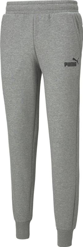 PUMA ESS Logo Pants FL cl Heren Broek - Grijs