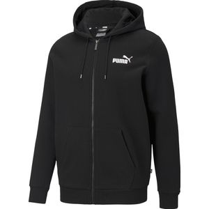 Puma Ess Small Logo Sweatshirt Met Volledige Rits Zwart Man
