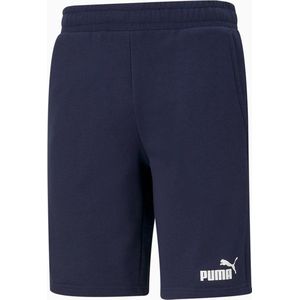Puma - ESS Korte Broek - Peacoat - Katoen en Gerecycled Polyester