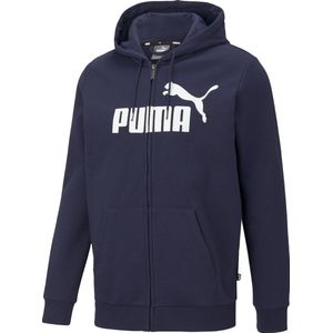 PUMA - Essentials Hoodie - Zwart - Katoen en Gerecycled Polyester
