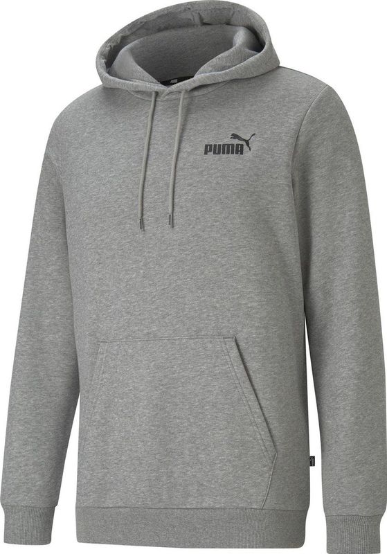 PUMA ESS Small Logo Hoodie FL Heren Trui - Grijs