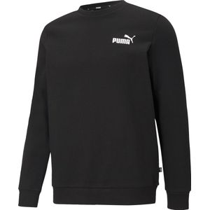 PUMA ESS Small Logo Crew FL Heren Trui - Zwart