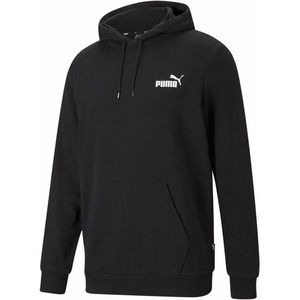 Puma - Ess Small Logo Hoodie - Zwart - Gerecycled Materiaal