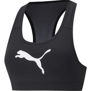 Puma - 4keeps - Sportbh - Zwart - Mid-Impact Ondersteuning, Racerback Constructie