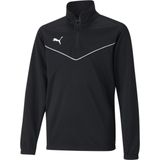 Puma - teamRISE 1/4 Zip Top - Zwart/Wit - Vest