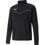 Puma - teamRISE 1/4 Zip Top - Zwart/Wit - Vest
