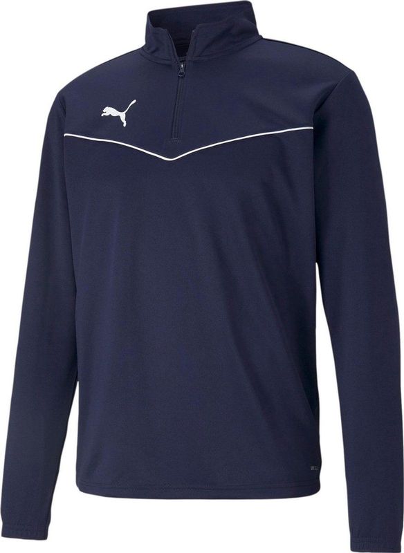 Puma Puma Teamrise 1/4 Zip Sporttrui - Mannen - blauw