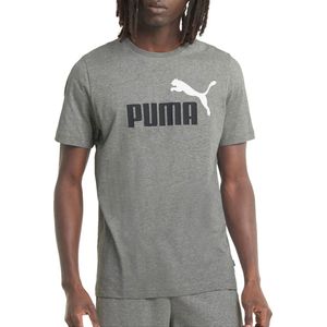 PUMA - Ess+ T-shirt - Zwart - 100% Katoen - Verpakking van 3 Stuks