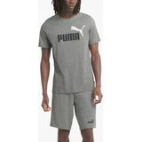 PUMA - Ess+ T-shirt - Zwart - 100% Katoen - Verpakking van 3 Stuks