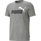 PUMA - Ess+ T-shirt - Zwart - 100% Katoen - Verpakking van 3 Stuks