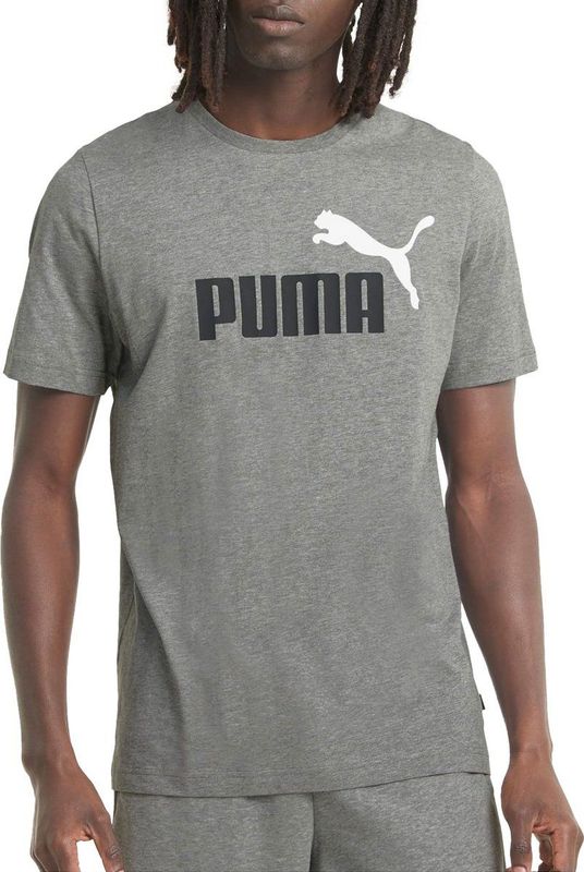 PUMA - Ess+ T-shirt - Zwart - 100% Katoen - Verpakking van 3 Stuks