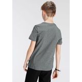 Puma - Geribbelde Ronde Hals - T-shirt - Katoen - Blauw