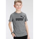Puma - Geribbelde Ronde Hals - T-shirt - Katoen - Blauw