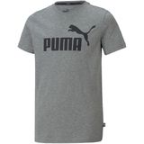 Puma - Geribbelde Ronde Hals - T-shirt - Katoen - Blauw