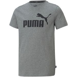 Puma - Geribbelde Ronde Hals - T-shirt - Katoen - Blauw