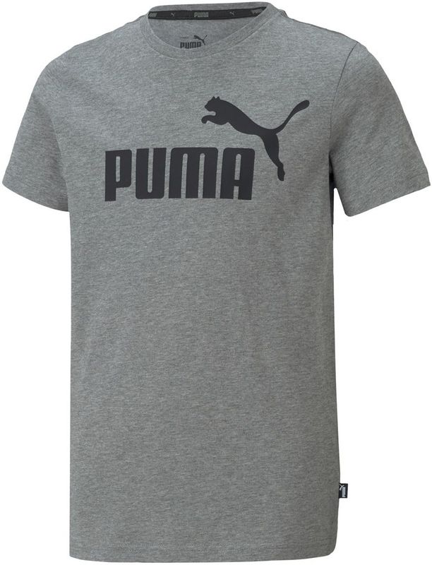 Puma - Geribbelde Ronde Hals - T-shirt - Katoen - Blauw