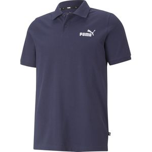 PUMA - Essentiel - Polo - Marineblauw - Katoen