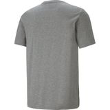 Puma T-Shirt Herren Essentials Logo Mittelgrau Heat
