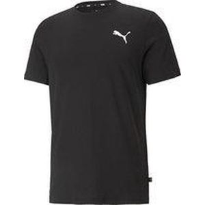 Puma - ESS S Logo Tee - T-Shirt - Zwart - Katoen en Elastaan