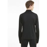 PUMA teamLIGA 1/4 Zip Top Jr Unisex sportshirt - Puma Black-Puma White