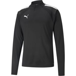 PUMA teamLIGA Zip Top Heren sportshirt Puma Black Puma White
