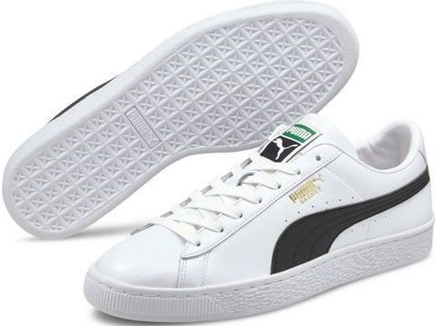 PUMA Basket Classic XXI sneakers, Zwart/Wit, Maat 35,5