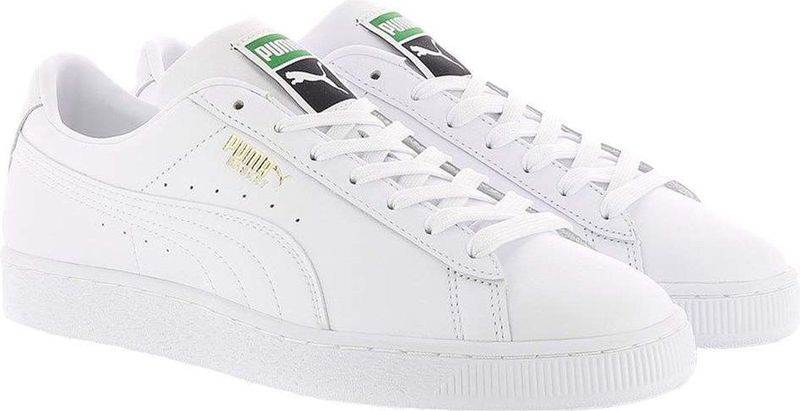 PUMA - Basket Classic XXI - Sneakers - Wit - Leer
