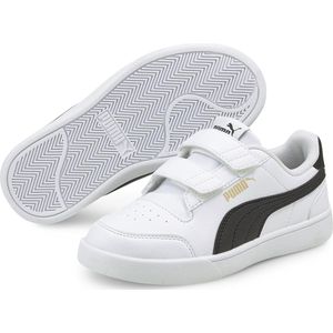 Puma - Shuffle V - Kindersneakers - Wit - Synthetisch Leer
