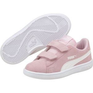 PUMA Smash V2 Sd V Inf Sneakers voor kinderen, uniseks, Roze Dame Puma Wit, 34 EU