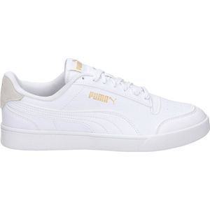 Puma Shuffle Sneaker uniseks-volwassene, Wit (White Team Gold), 46 EU