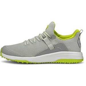 PUMA Fusion Evo Jr. Golfschoen voor jongens, Hoge stijgende Limepunch, 23 EU